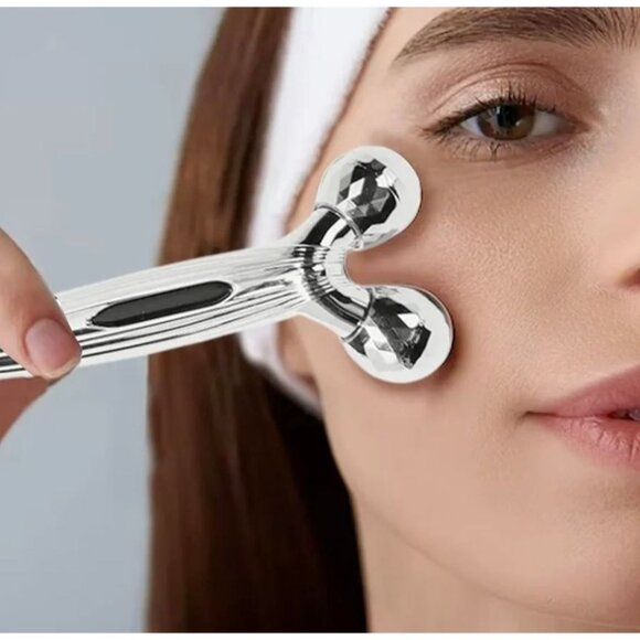 Sorich Other - 🆕️🆑️ Sorich Chrome Facial Tool  360° Dual Roller for Contours & Lifting